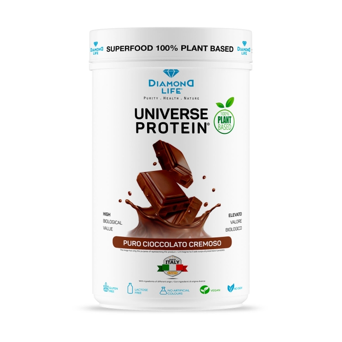 3 Barattoli Universe Protein Proteine Vegane In Polvere Con 4 Fonti