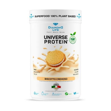 Universe Protein cookie flavor, natural supplement of 500 grams