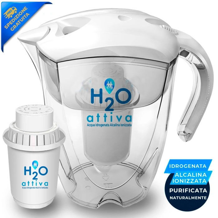H2O Italia - Due nuovi prodotti per un'acqua fresca e pura in casa! La caraffa  filtrante Philips con capacità 2,6 litri. Ha un filtro a carboni attivi che  depura l'acqua dal cloro