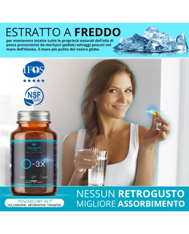 O-3X - Omega 3 Alaska estratto a freddo