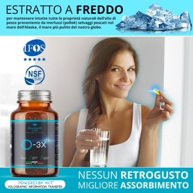 O-3X - Omega 3 Alaska estratto a freddo