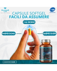 O-3X - Omega 3 Alaska facile da deglutire