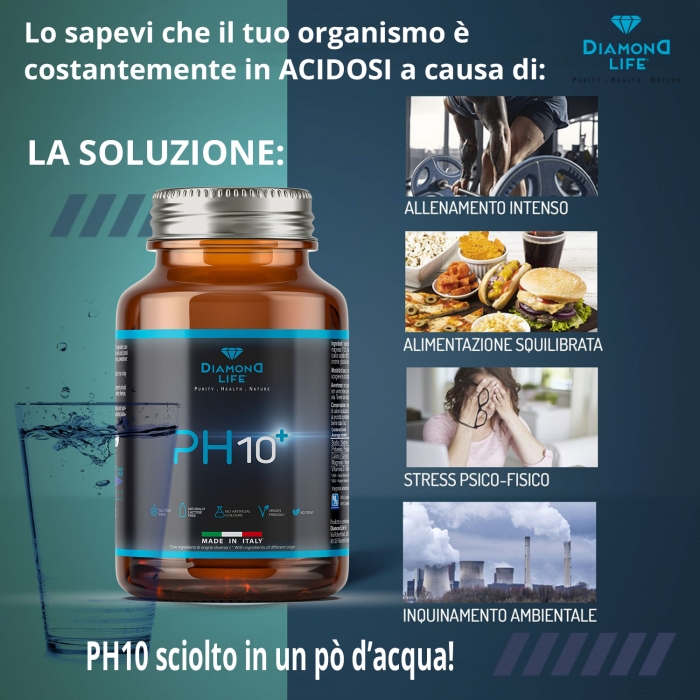 Diamond PH 10 contro l'acidosi