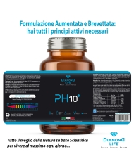 PH10 Powered by H.I.T. - Antiacido Naturale a Base di Potassio, Magnesio, Calcio Corallino Fossile e Vitamina D Aumentati - 200g